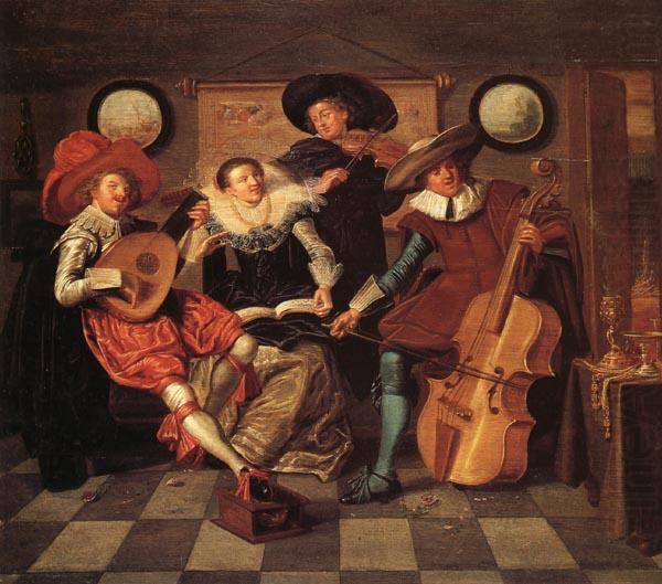 Dirck Hals Musicale china oil painting image